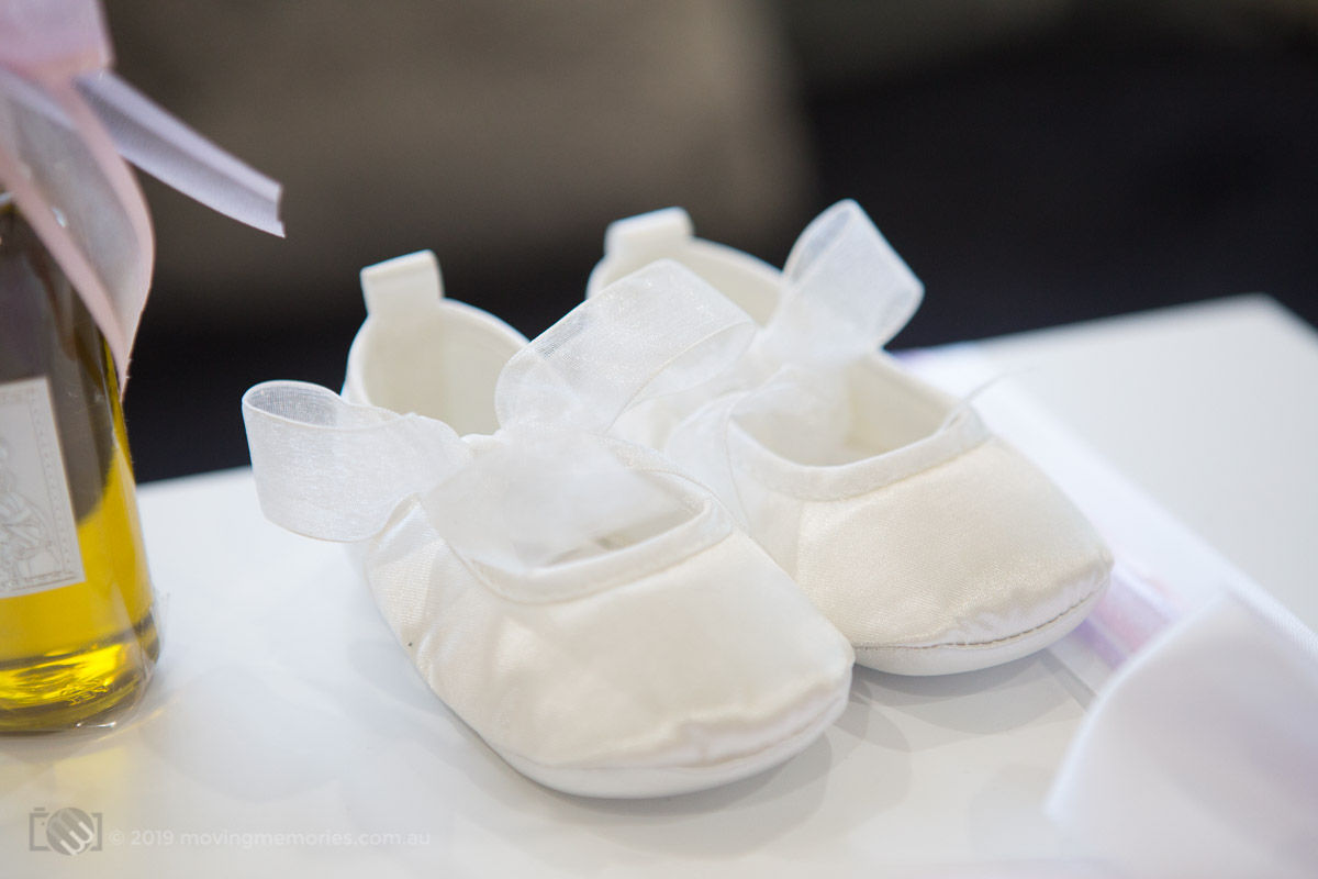 cute-little-booties-for-Baby-Girl-Andrjea-Christening-at-Macedonian-Orthodox-Church-Wollongong-Panorama-House